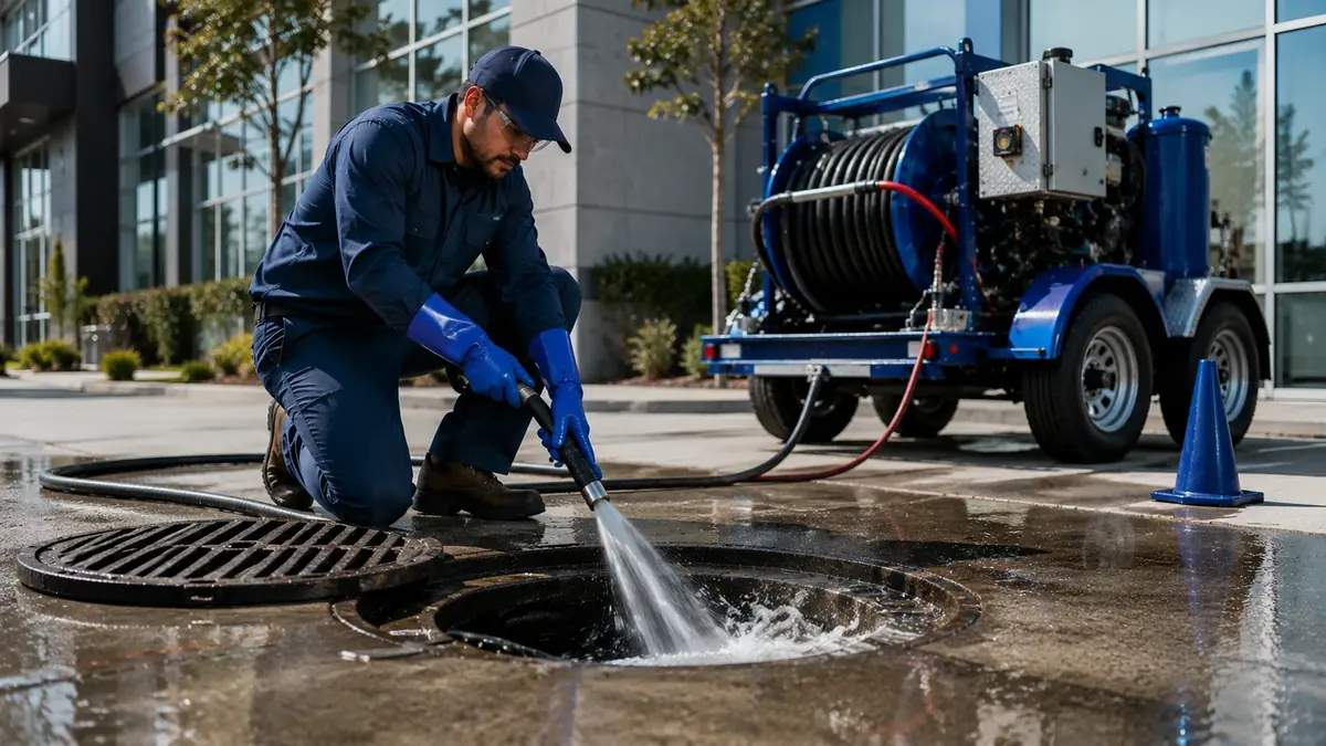 Commercial Hydro Jet Drain Cleaning in Homeland