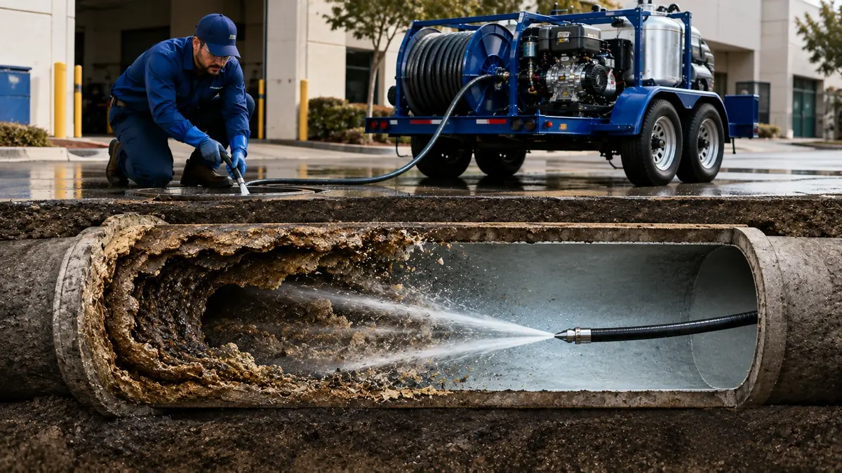 Sewer Pipe Descaling in Homeland
